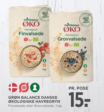 DANSKE ØKOLOGISKE HAVREGRYN