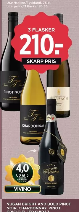 Zinfandel - PINOT NOIR CHARDONNAY, PINOT