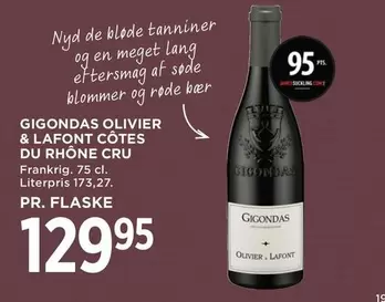 OLIVIER & LAFONT CÔTES DU RHÔNE CRU