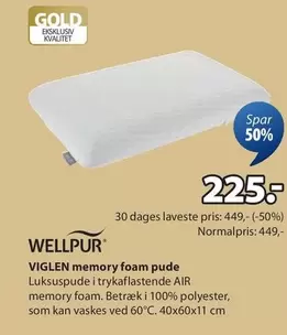 VIGLEN memory foam pude