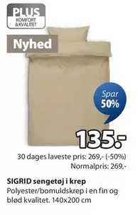 SIGRID sengetøj i krep