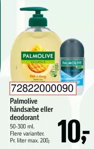 håndsæbe eller deodorant