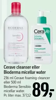 Cerave - Cleanser Eller Micellar Water