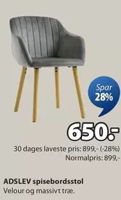 ADSLEV spisebordsstol