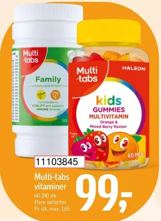 Orange - Multi-tabs vitaminer