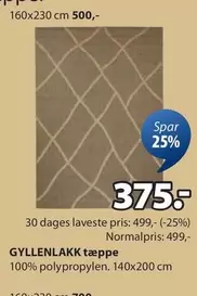 GYLLENLAKK tæppe