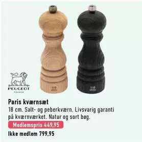 Natur - Paris kværnsæt