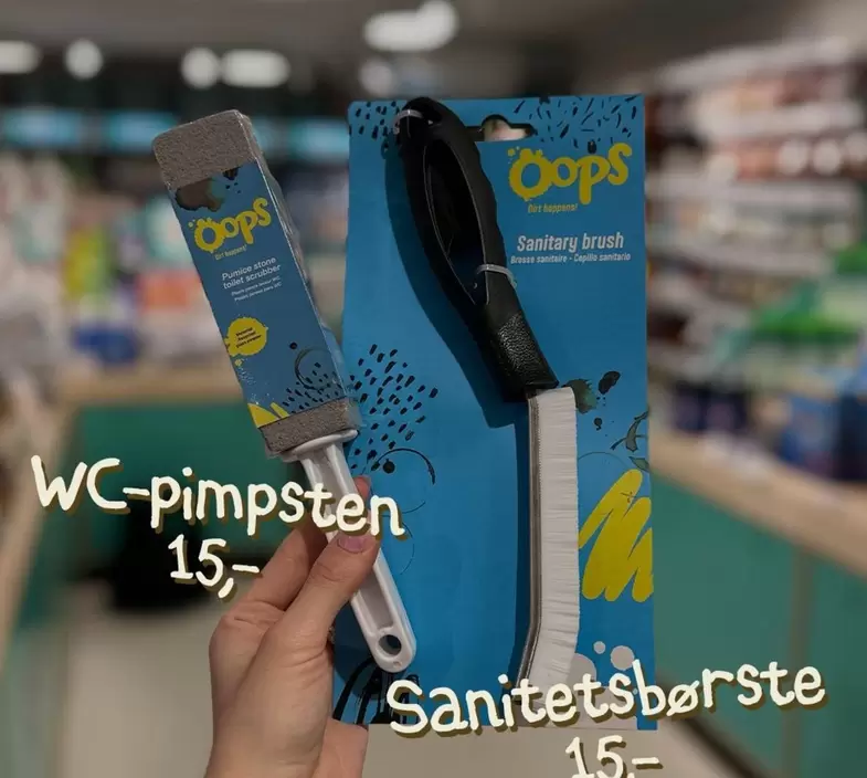 WC-pimpsten, Sanitetsbørste