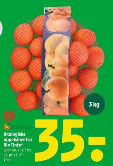 appelsiner fra Rio Tinto