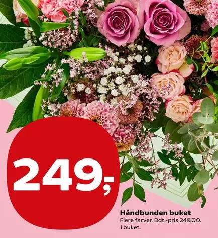 Håndbunden buket