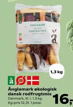 økologisk dansk rodfrugtmix