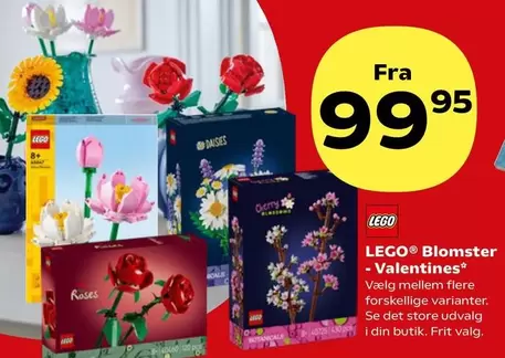 Lego - Blomster - Valentines
