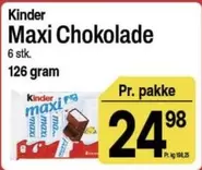 Kinder - Maxi Chokolade