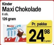 Kinder - Maxi Chokolade