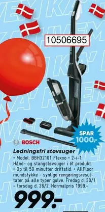 Bosch - Ledningsfri støvsuger