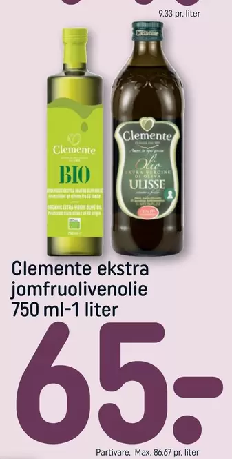 Bio - Ekstra Jomfruolivenolie