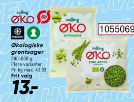 Økologiske grøntsager
