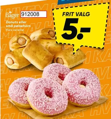 Donuts -  eller små pelsehorn
