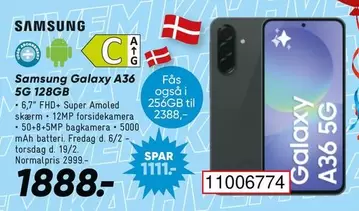 Galaxy -  A36 5G 128GB