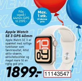 Apple Watch SE 3 GPS 40mm