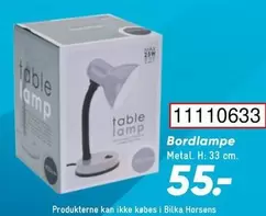 Bordlampe