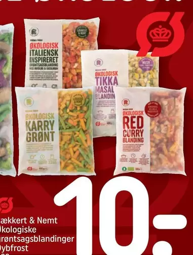 Red - Økologiske grøntsagsblandinger