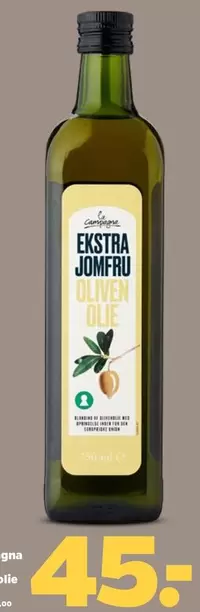 EXTRA JOMFRU OLIVEN OLJE