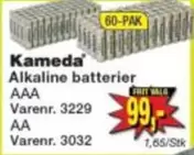 Alkaline batterier