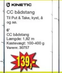 CC bådstang