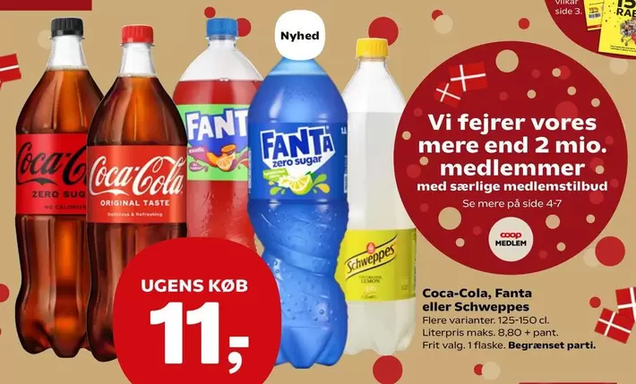 Coca Cola - Coca-Cola, Fanta eller Schweppes