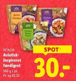 Asiatisk-inspireret færdigret