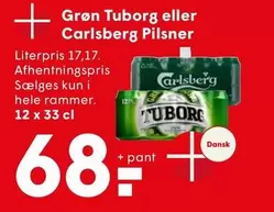 Carlsberg - Grøn Tuborg eller  Pilsner
