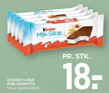 Kinder - MÆLKESNITTE