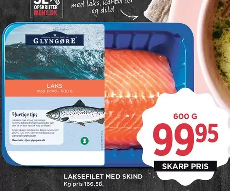 Den - LAKSEFILET MED SKIND