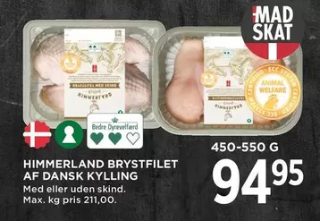 HIMMERLAND BRYSTFILET AF DANSK KYLLING