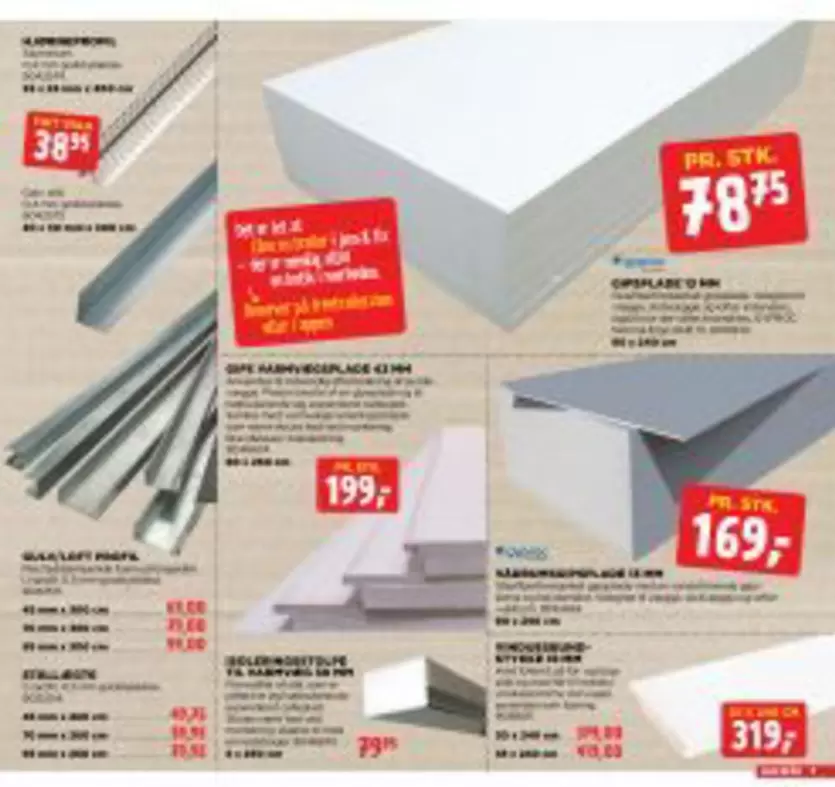 GIPS AFDÆKNING 13 MM