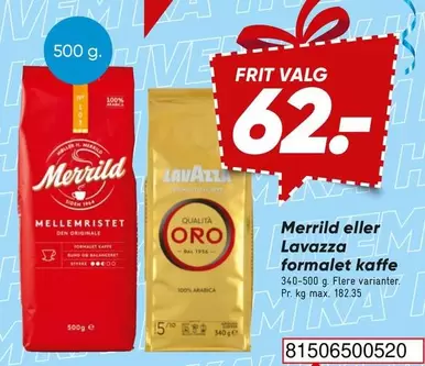 Den - Formalet Kaffe