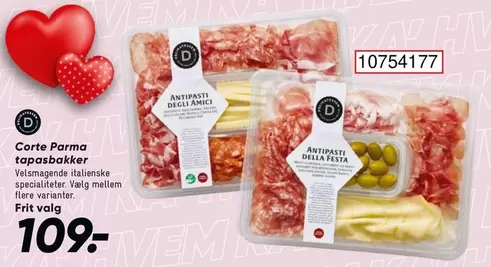 Corte Parma tapasbakker