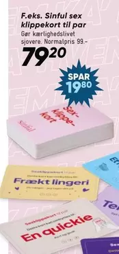 Kort - Sinful sex klippekort til par