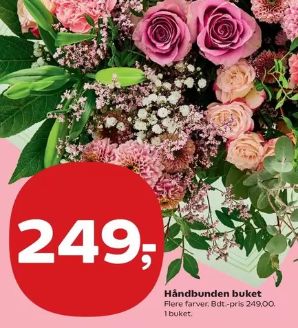 Håndbunden buket