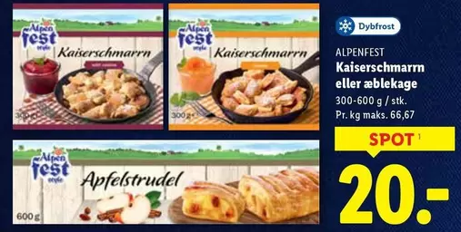 Kaiserschmarrn eller æblekage