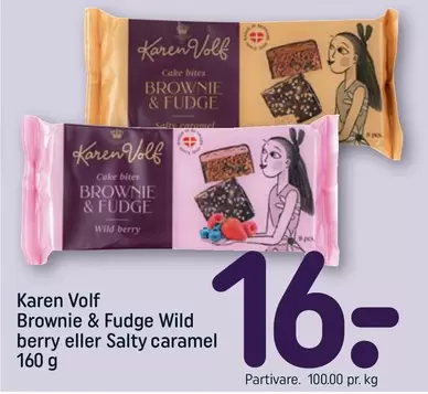 Karen - Brownie & Fudge Wild berry eller Salty caramel
