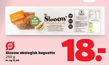 Bio - økologisk baguette