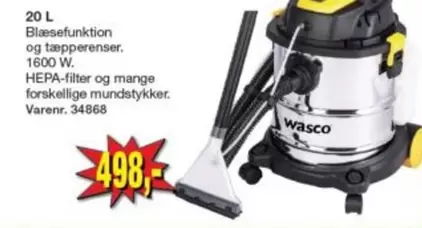 Blæsefunktion og tæpperenser