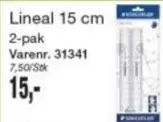Lineal 15 cm