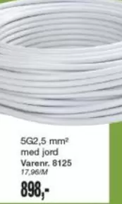 5G2,5 mm² med jord
