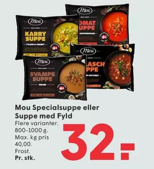 Specialsuppe eller Suppe med Fyld