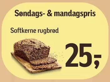 Softkerne rugbrød