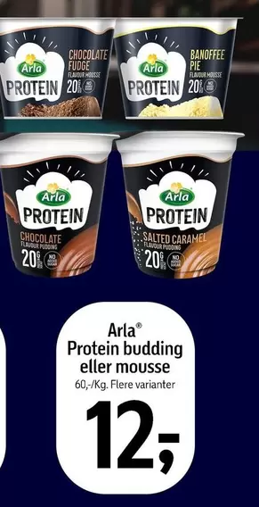 Arla - Protein budding eller mousse