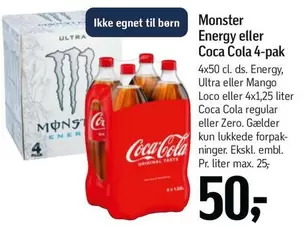 Coca Cola - Energy eller 4-pak